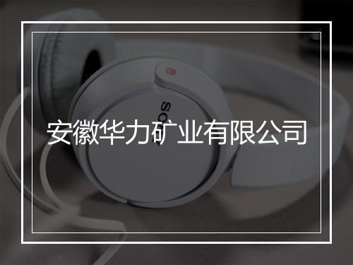 安徽华力矿业有限公司