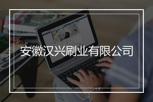 安徽汉兴刷业有限公司