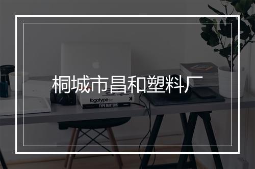 桐城市昌和塑料厂
