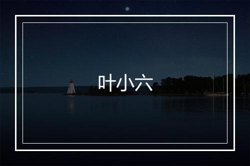 叶小六
