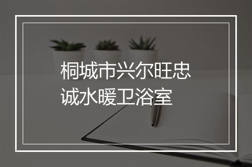 桐城市兴尔旺忠诚水暖卫浴室