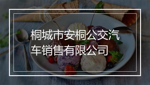 桐城市安桐公交汽车销售有限公司