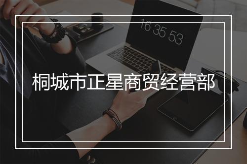 桐城市正星商贸经营部