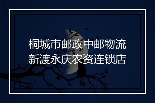 桐城市邮政中邮物流新渡永庆农资连锁店