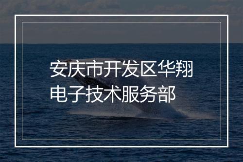 安庆市开发区华翔电子技术服务部