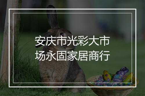 安庆市光彩大市场永固家居商行