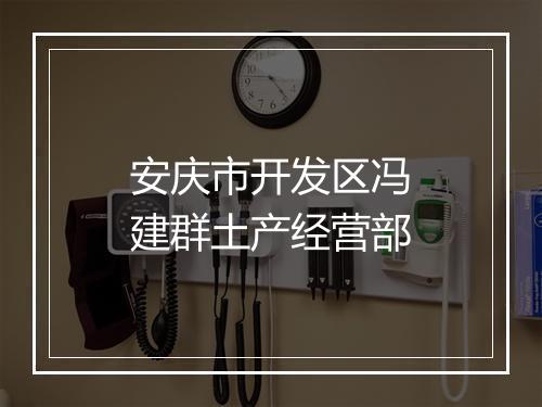 安庆市开发区冯建群土产经营部
