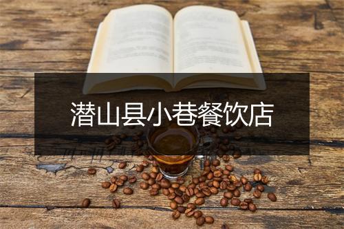 潜山县小巷餐饮店