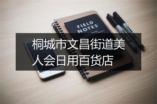 桐城市文昌街道美人会日用百货店