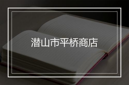 潜山市平桥商店