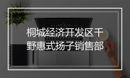 桐城经济开发区千野惠式扬子销售部
