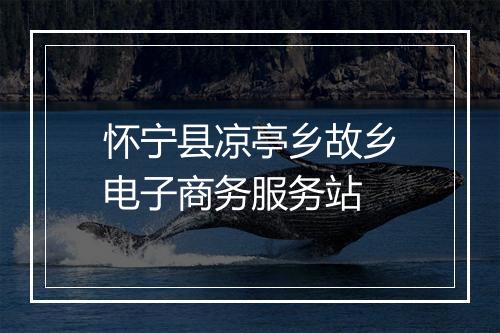 怀宁县凉亭乡故乡电子商务服务站