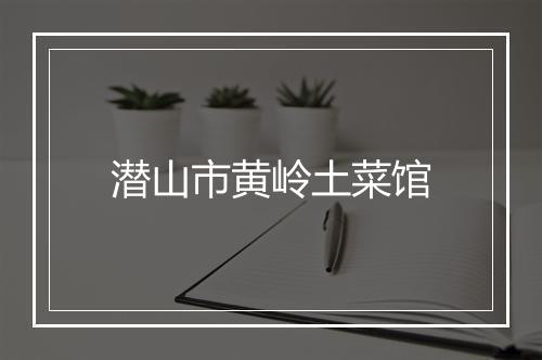 潜山市黄岭土菜馆