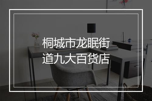 桐城市龙眠街道九大百货店