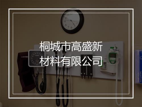 桐城市高盛新材料有限公司