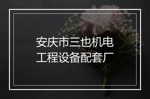 安庆市三也机电工程设备配套厂