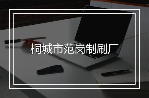 桐城市范岗制刷厂