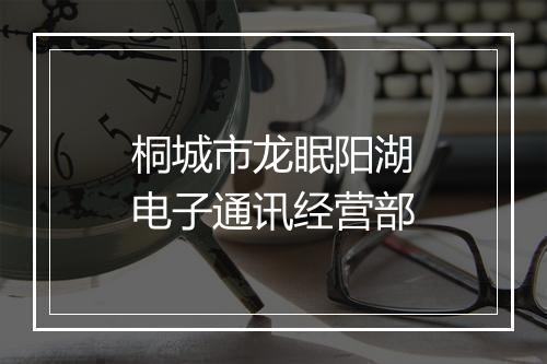 桐城市龙眠阳湖电子通讯经营部