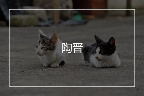 陶晋