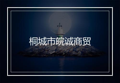桐城市皖诚商贸