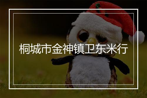 桐城市金神镇卫东米行