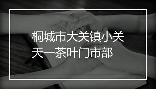 桐城市大关镇小关天一茶叶门市部