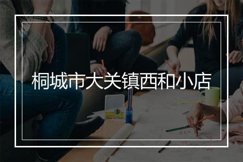桐城市大关镇西和小店