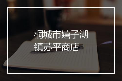 桐城市嬉子湖镇苏平商店