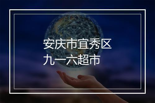 安庆市宜秀区九一六超市
