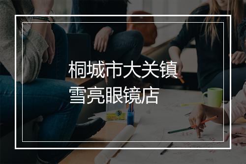 桐城市大关镇雪亮眼镜店