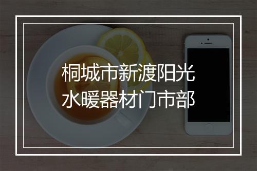桐城市新渡阳光水暖器材门市部