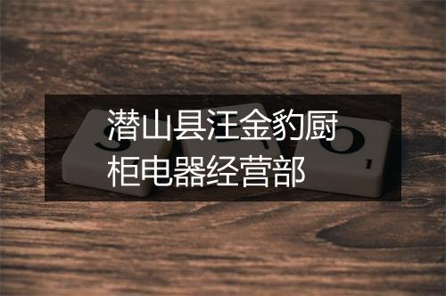 潜山县汪金豹厨柜电器经营部