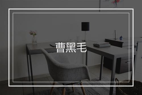 曹黑毛