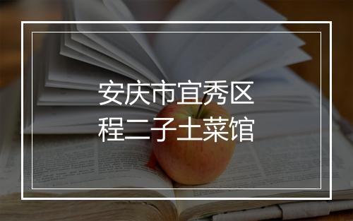 安庆市宜秀区程二子土菜馆