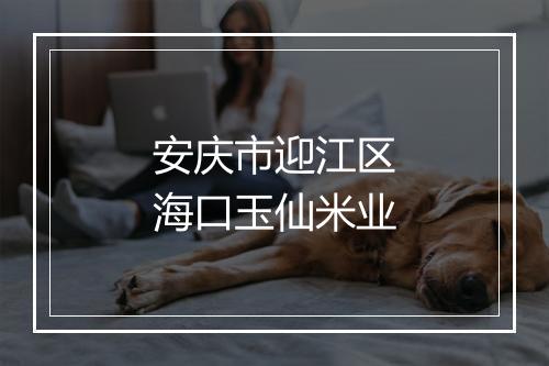 安庆市迎江区海口玉仙米业