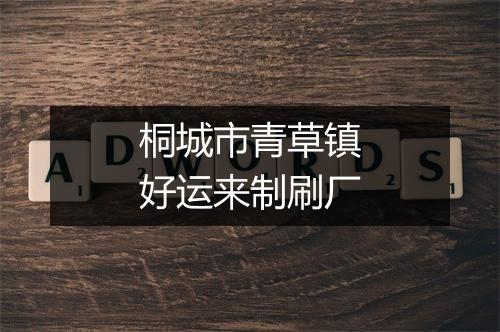 桐城市青草镇好运来制刷厂