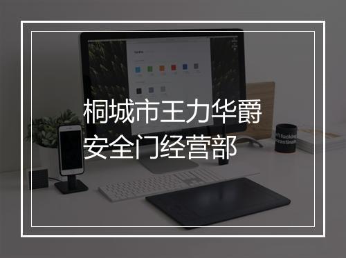 桐城市王力华爵安全门经营部