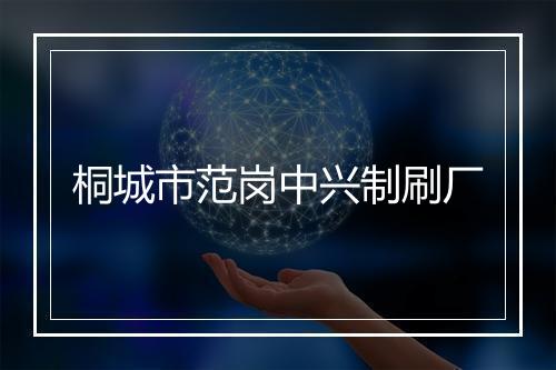 桐城市范岗中兴制刷厂