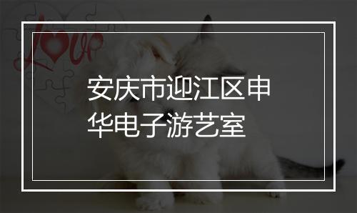 安庆市迎江区申华电子游艺室