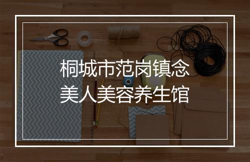 桐城市范岗镇念美人美容养生馆