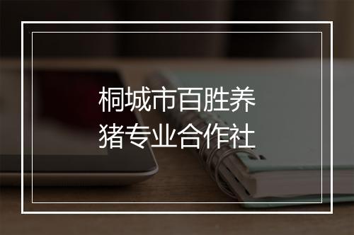 桐城市百胜养猪专业合作社
