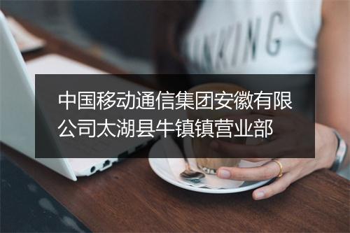 中国移动通信集团安徽有限公司太湖县牛镇镇营业部