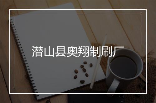潜山县奥翔制刷厂