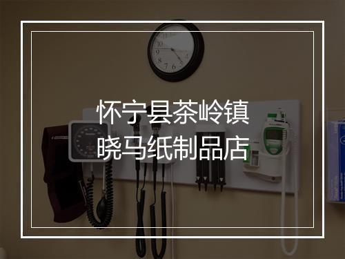 怀宁县茶岭镇晓马纸制品店