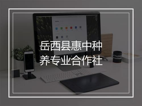 岳西县惠中种养专业合作社