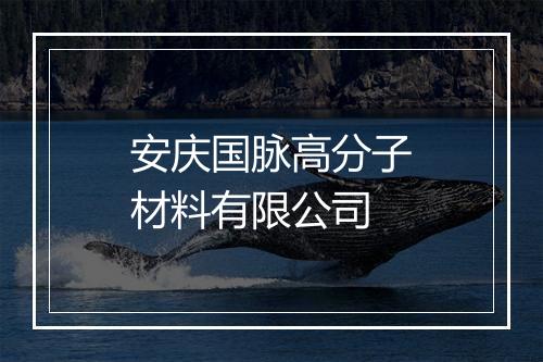 安庆国脉高分子材料有限公司