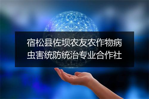 宿松县佐坝农友农作物病虫害统防统治专业合作社