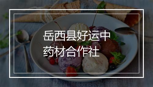岳西县好运中药材合作社