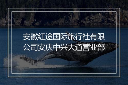 安徽红途国际旅行社有限公司安庆中兴大道营业部
