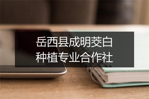 岳西县成明茭白种植专业合作社